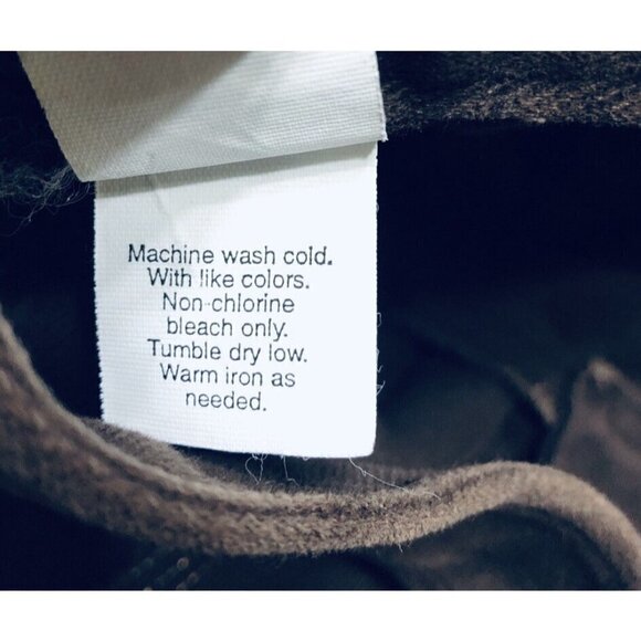 J Crew Womens Size 10 Straight Leg Pants Metallic Stitching Brown Boho - Picture 6 of 7